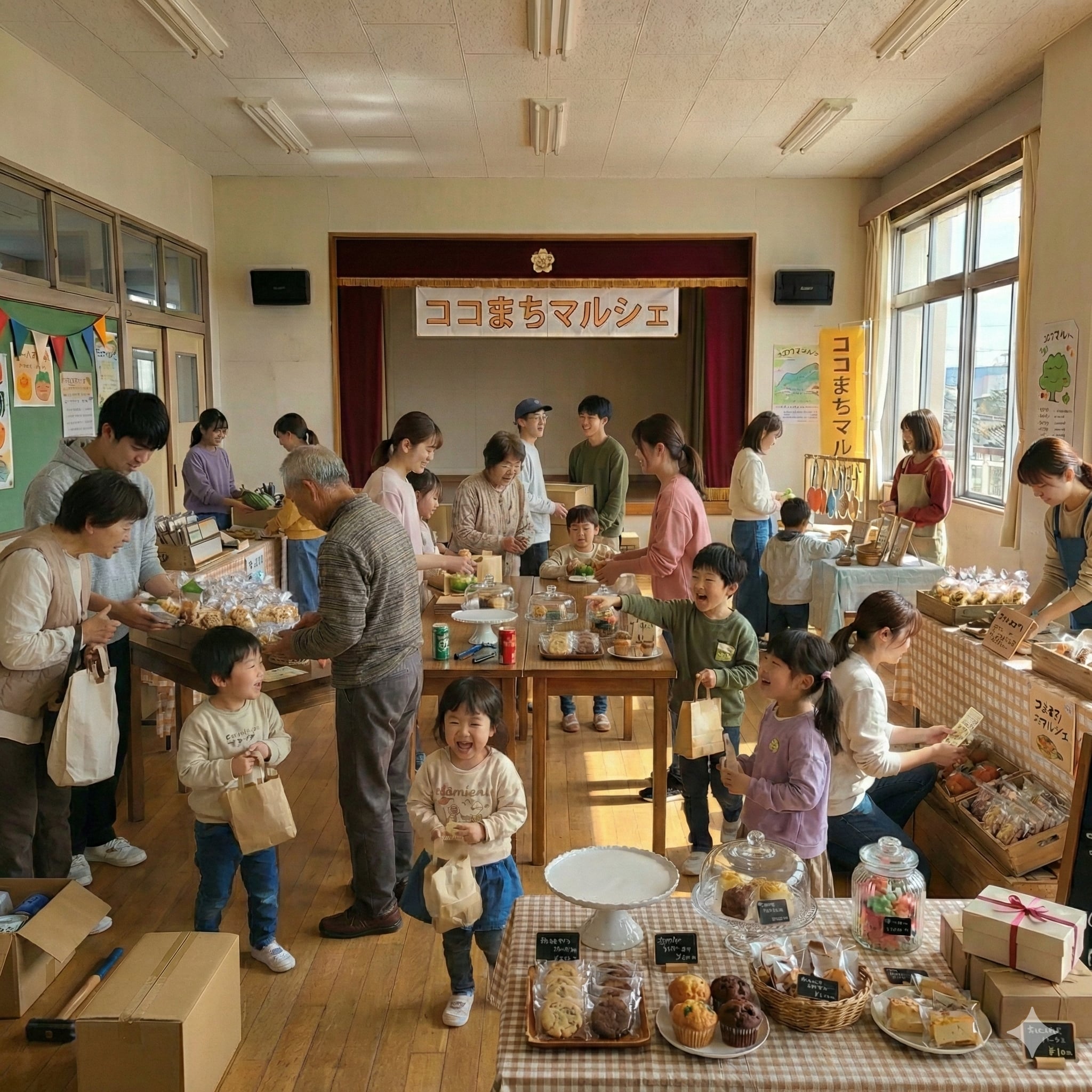 3月22日(日)ココまちマルシェin高根台公民館（当日運営ボランティア）